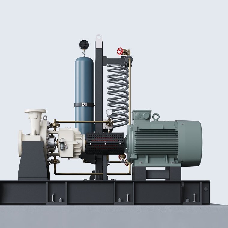 GURDE API 610 process pump set