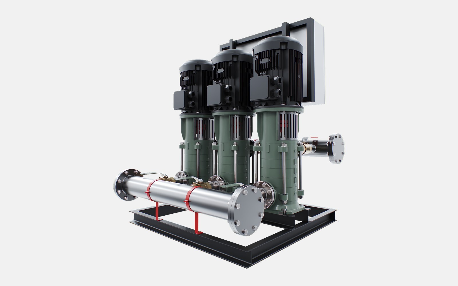 GURDE Full Automatic Booster Sets with Cast Impellers
