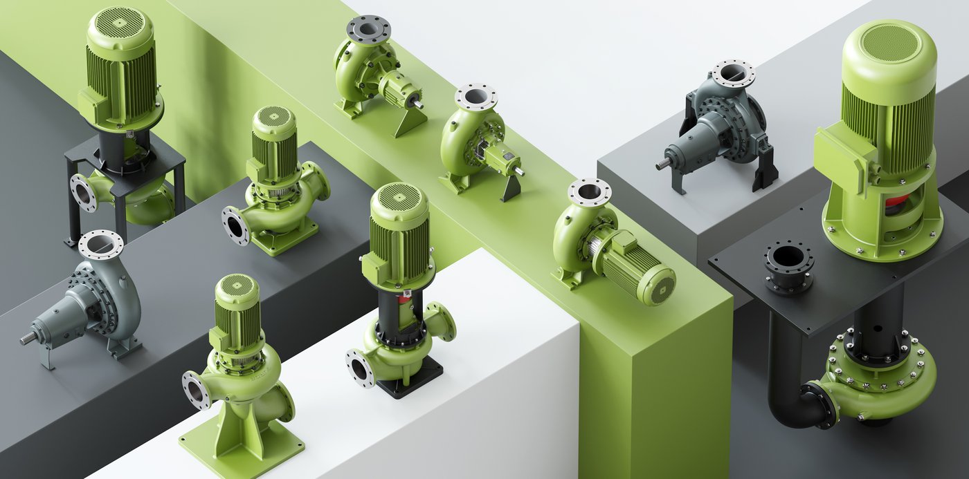 GURDE End Suction Centrifugal Pumps
